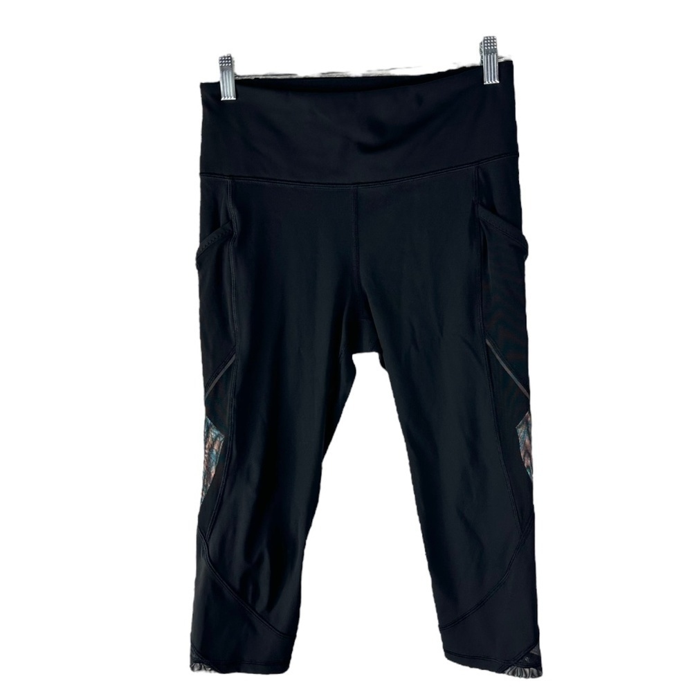 Lululemon Fast As Light Crop Black SZ 8